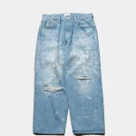Herill 26SS HL Damaged Denim Pant Front Side