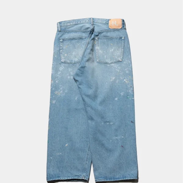 Herill 26SS HL Damaged Denim Pant Back Side