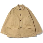 Herill American Classic Field Coat Khaki Front look