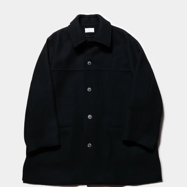 Herill Sheep Carcoat Black Front Side