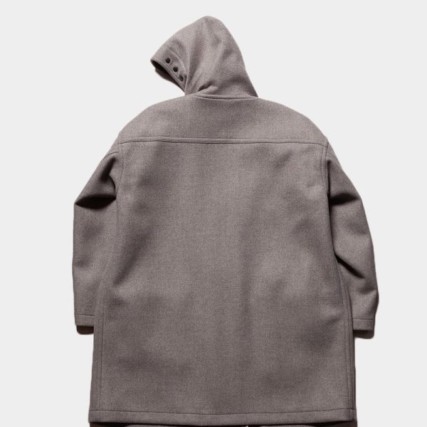 Herill Black Sheep Duffle Coat Back Side