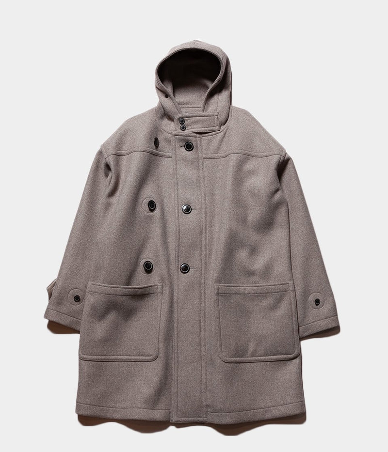 Herill Black Sheep Duffle Coat Herill Black Sheep Duffle Coat Front Side