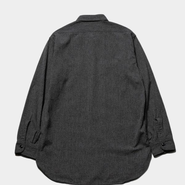 Herill Blackchambray Workshirt Back Side