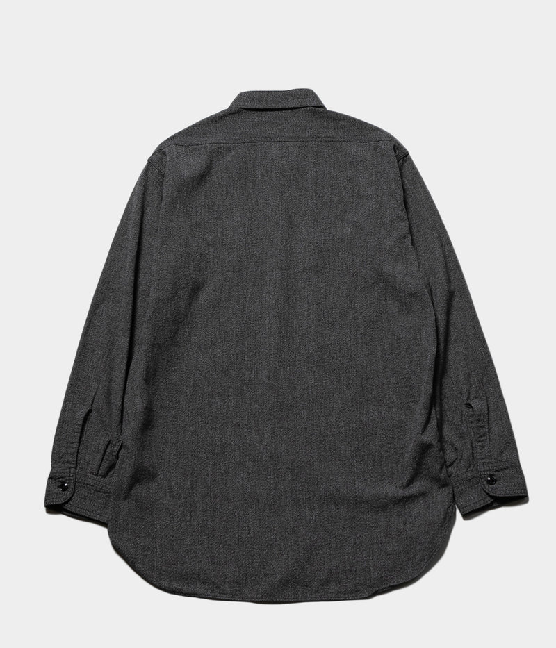 Herill Blackchambray Workshirt Back Side