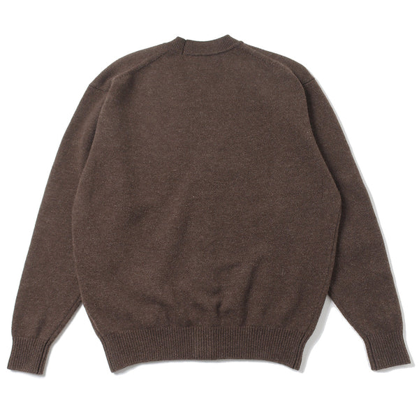 Herill Blacksheep Dark Brown Cardigan Back Side
