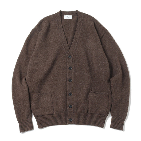 Herill Blacksheep Dark Brown Cardigan Front Side