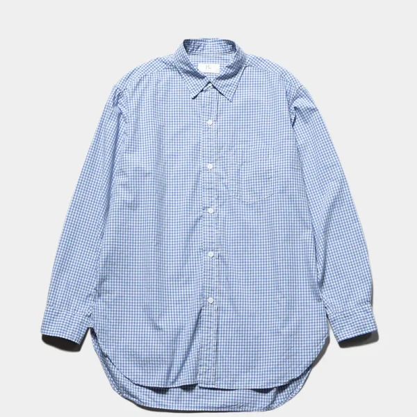 Herill Broad Workshirt Front In Blue
