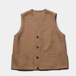 Herill Cashmere Linen Mat Chimayo Vest Front Side