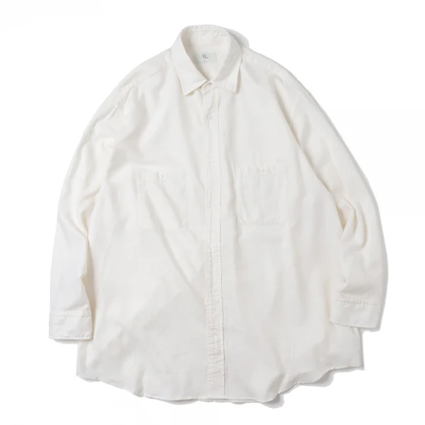Herill Cotton Cashmere Brush Work Shirt Front Look