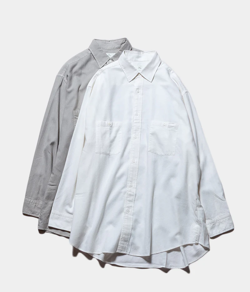 Herill Cotton Cashmere Work Shirt Front Look