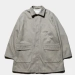 Herill Cotton Twill Short Coat Front Side