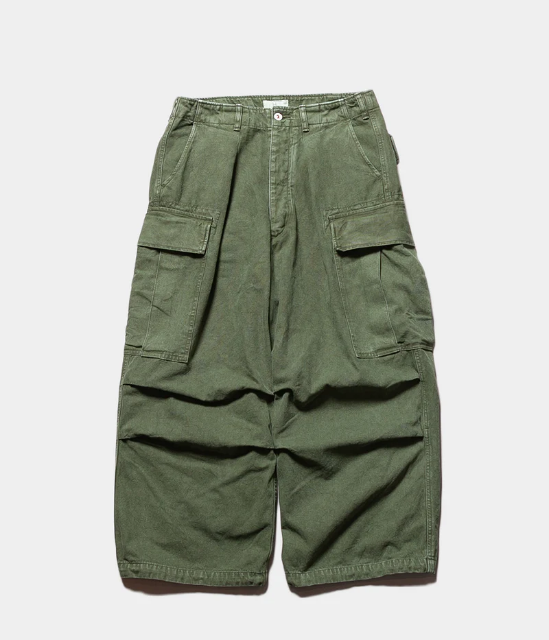 Herill Duck Jungle Fatigue Pants HERILL Duck Jungle Fatigue Pants Front Look