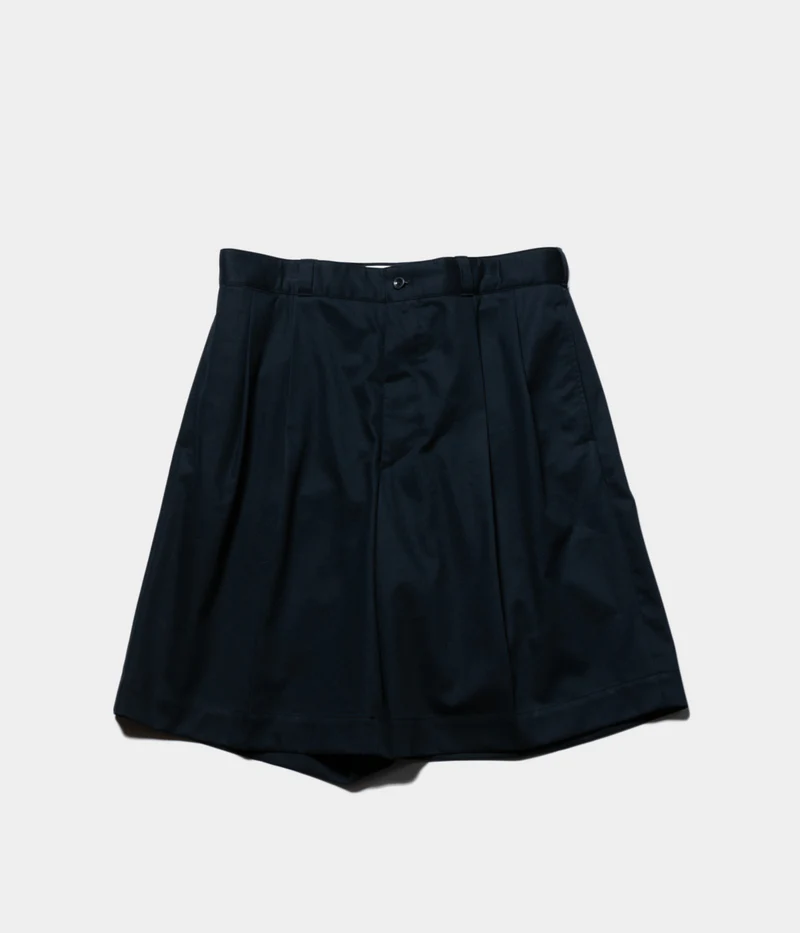 Herill Egyptian Cotton Chino Short HERILL Egyptian Cotton Chino Shorts Front Side