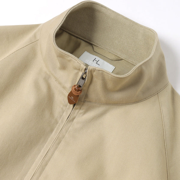 Herill Egyptian Cotton Weekend Khaki Jacket Neck Side