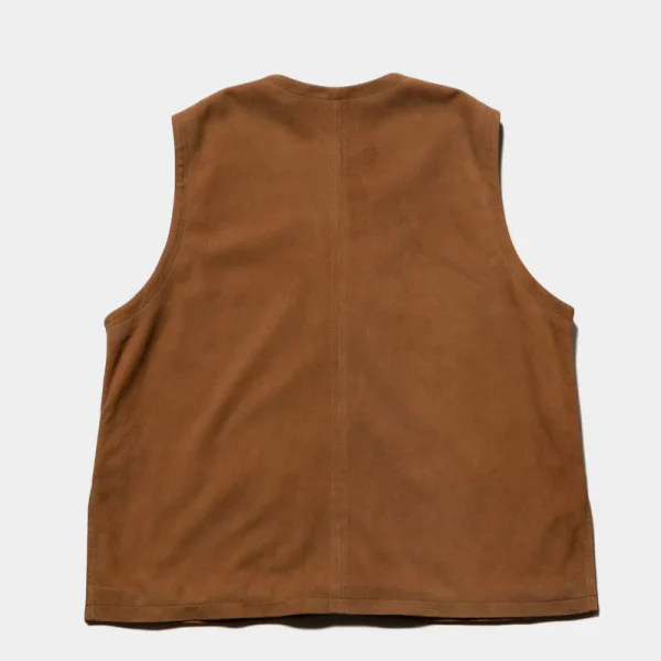 Herill Goat Suede Vest Back Side