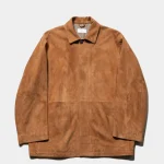 Herill Goat Suede Leather Jacket Front Side