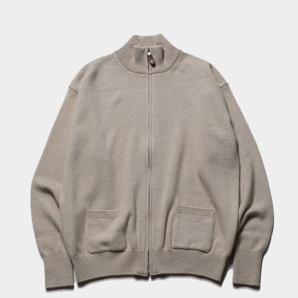 Herill Golden Cash Zip-Up Sweater Front Side