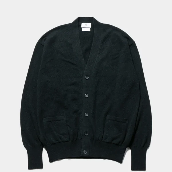 Herill Goldencash Cardigan Front In Black