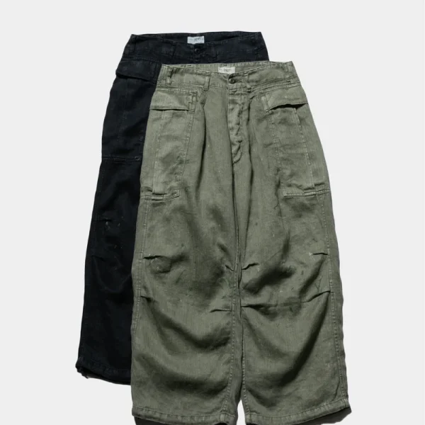 Herill HBT linen Cargo Pant Front Side