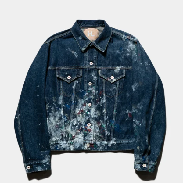 Herill HL Denim Splash Jacket Front Side